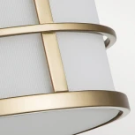 Потолочный светильник круглый Feiss FE-FUSION-F-PNBR (220V, круглые)