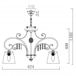 Потолочная люстра Freya Lorette FR2406-PL-06-WG