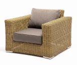 "Боно" кресло из искусственного ротанга, цвет соломенный 4SIS арт.УТ-00003966