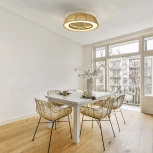 Потолочная люстра светодиодная с вентилятором Mantra Indonesia 7810 (регулировка яркости, 220V, пульт управления, круглые)