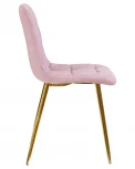 Стул обеденный ALEX (золотые ножки, сиреневая ткань (UF860-04B))