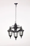 Уличный светильник подвесной Oasis Light ROMA S 95270S/3 Bl (220V, на цепи, фонарь, IP44)