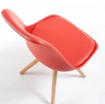 Обеденный стул La Forma (ex Julia Grup) Lars (Красный/ Пластик)