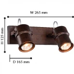 Спот Favourite Arcu 2025-2W (220V, круглые)