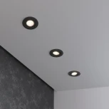 Встраиваемый светильник светодиодный черный Elektrostandard 15272/LED (220V, круглые)