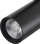 Трековый светильник однофазный Escada 20002 20002TRA/02LED SBK 15Вт, металл, черный матовый (220V, круглые)