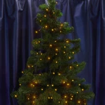 Светодиодная гирлянда Feron 32295 CL03 линейная, желтый c питанием от сети, с контроллером