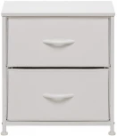 Комод Линкс 2 ящ., Каркас Белый, ящики Белые Leset