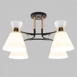 Потолочная люстра на штанге Imex MD.5692-4-S-COFFEE+FGD