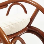 Кресло-качалка VIENNA (разборная) / без подушки / Pecan (орех) (ротанг top quality)