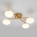 Потолочная люстра RGB на штанге Citilux Atman Smart CL226A143 (LED, 220V, голосовое управление, пульт управления, управление смартфоном, умный дом - Алиса, Маруся, Салют)