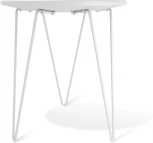 Столик кофейный Sheffilton SHT-CT27 белый муар/белый мрамор от фабрики Sheffilton