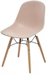 Обеденный стул M-City BONNIE 292-DPP розовый с деревянными ножками