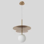 Подвесной светильник Crystal Lux UVA SP1.2 BRASS (220V, на проводе, шар)