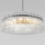 Подвесная люстра Loft It Nevada 10297/800 Nickel (220V, хрусталь, на цепи, круглые)