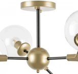 Потолочная люстра на штанге Lightstar Beta 785063 (220V, шарики, молекулы)