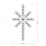 Световая фигура Ardecoled ARD-STAR 025313 (220V, снежинки, IP65)