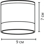 Потолочный светильник уличный Arte Lamp Piautos A1926PF-1WH (220V, круглые, IP54)