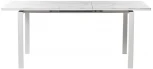 Стол Areal раскладной 140-180х80х75 белый мрамор с белыми ножками Bradex Home RF 0413