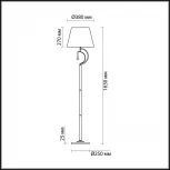 Торшер Lumion Leah 4469/1F