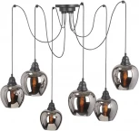 Подвесной светильник Vitaluce V3978-1/6S (220V, на проводе, паук)