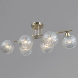 Потолочная люстра на штанге ILLUMICO IL0702-6CSQ-24 AB ARIES