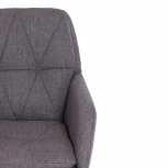 Кресло GARDA коричневый (флок)