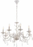 Подвесная люстра Arte Milano AM346179 346179/8 WT+G (220V, подвески, на цепи, подсвечник, свеча)