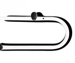 Вешалка SHT-WH26 белый муар/черный Sheffilton 3288873702