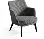 Кресло Angel Cerda A141 (Черный,Белый/ Пенополиуретан,Сталь)