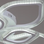 Потолочная люстра светодиодная на штанге с пультом Reluce 09827-3.3-5+5 WH (ночной режим, 220V)