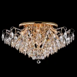 Потолочная люстра Eurosvet Crystal 10081/12 золото / прозрачный хрусталь