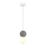Подвесной светильник ST Luce Estruzzo SL1512.513.01 Серый/Белый G9 1*5W 4000K (220V, на проводе, шарики)
