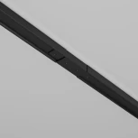Прямой коннектор питания с вводом питания Unity (однофазный) черный Maytoni Accessories for tracks Unity TRA001CB-11B