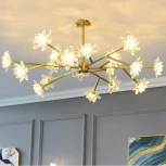 Потолочная люстра на штанге Lotos Two D100 ImperiumLoft Lotos-Two01 (203939-26) (220V)