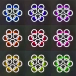 Потолочная люстра RGB Citilux Паркер Смарт CL225A190E (LED, 220V, умный дом - Алиса, Маруся, Сири, кольцо)