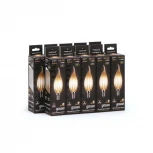 Лампочка светодиодная E14 5 Вт 420 lm 2700K теплое желтое свечение Gauss Filament 104801105