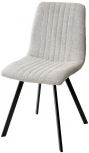 Стул ELVIS WZ2042-02 светло-бежевый фактурный велюр/ черный каркас M-City 629M04988