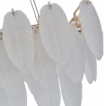 Подвесная люстра Arte Milano AM-4653 4653.L750.H240.E14.12 G (220V, на тросе, перо)