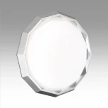 Настенно-потолочный светильник Sonex Vaxin 7671/DL пластик/белый/хром LED 48Вт 3000-6000К пульт ДУ (регулировка яркости, 220V, круглые, IP43)