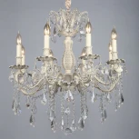 Подвесная люстра Omnilux Taranto OML-74403-08 (220V, на цепи, подсвечник, свеча)