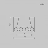 Шинопровод гибкий 5м Elasity черный Maytoni Busbar trunkings Elasity TRX160-115B (48V)