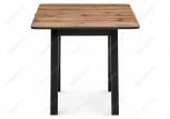 Стол Woodville Энлей 80 черный / дуб вотан 471767