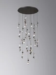Потолочная люстра каскадная Alfa Light F3024-16 (LED, 220V, на проводе)