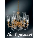 Подвесная люстра Nervilamp 865 865/8 (220V, на цепи)