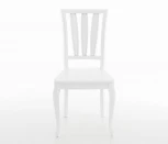 Стул Кабриоль Жесткий, Белый, Аврора