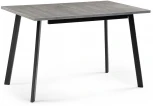 Стол раскладной Notta Колон Лофт 120 25 мм черный матовый / бетон 489608