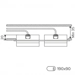 Встраиваемый светильник под лампу GX53 белый Wolta Luce WDL-GX53/06W-02