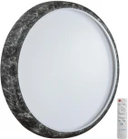 Настенно-потолочный светильник Sonex Mramo Black 7639/EL COLOR SN пластик/черн. мрамор LED 70Вт 3000-6000K D510 IP43 пульт ДУ (220V, круглые)