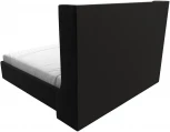 Кровать интерьерная Ларго 180 (Черный/Велюр) Лига Диванов арт.120729
